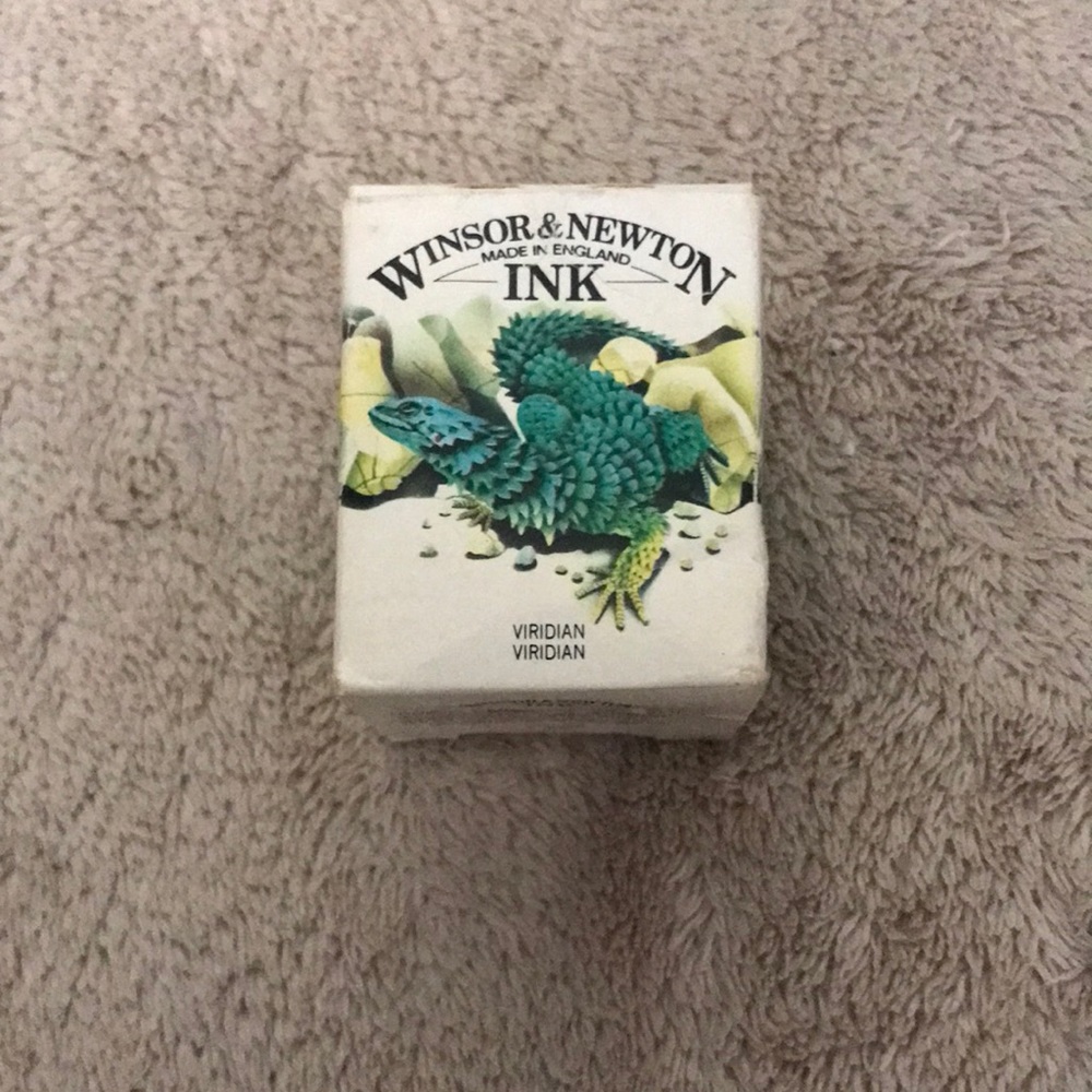 Windsor & Newton made in England Ink 972-Viridian 14ml New